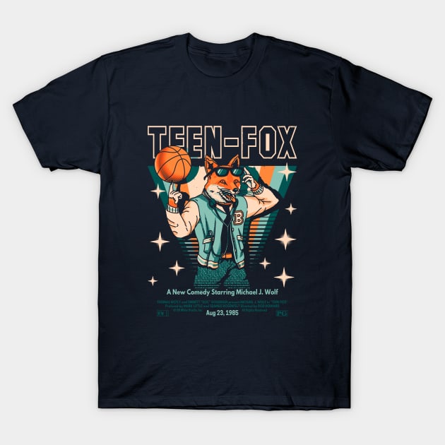 Teen Fox T-Shirt by metalsan